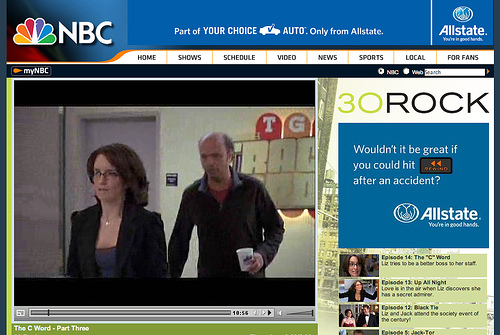 30 Rock on NBC's online player