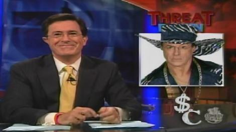 Colbert's stint as the pimp 'Big White Chocolate'